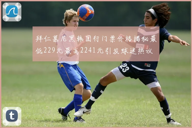 拜仁慕尼黑韩国行门票价格揭秘最低229元最高2241元引发球迷热议